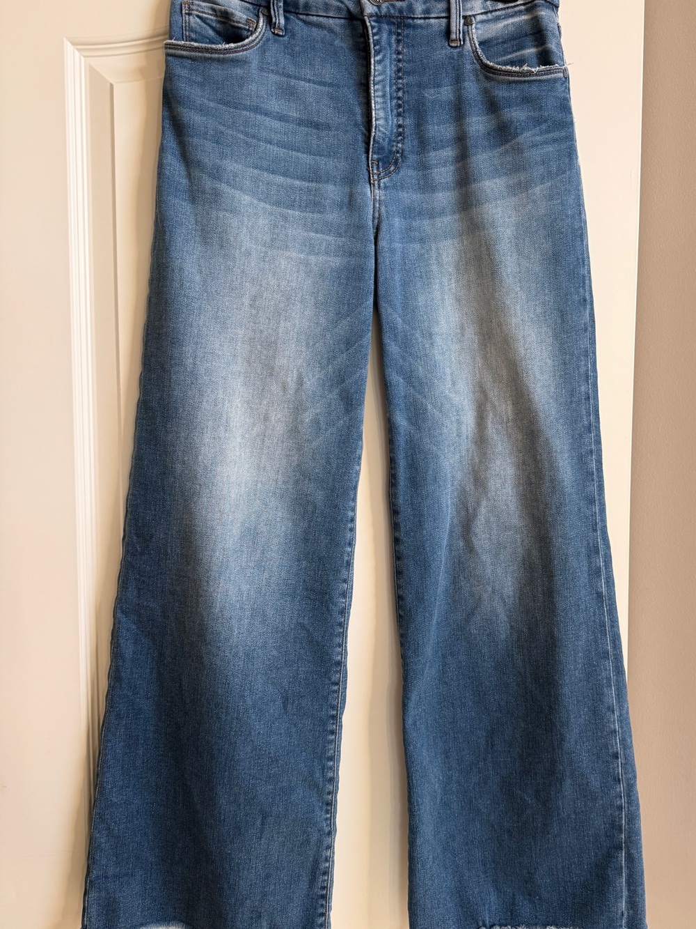 Kut Meg Fab Ab Wide-Leg Women’s Jeans in Medium Blue